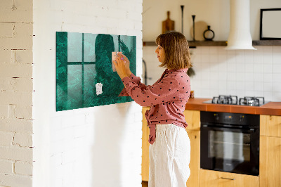 Magnetic marker board Emerald wall