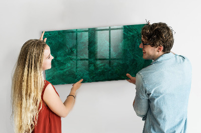 Magnetic marker board Emerald wall