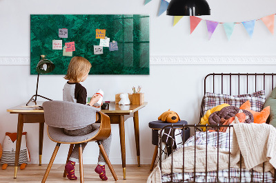 Magnetic marker board Emerald wall