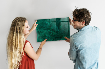 Magnetic marker board Emerald wall