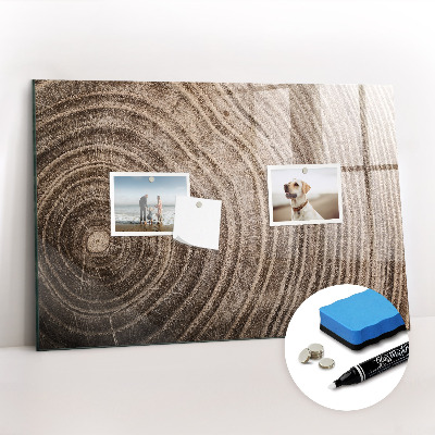 Magnetic dry erase board Tree stump