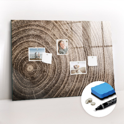 Magnetic dry erase board Tree stump