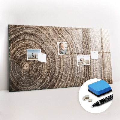 Magnetic dry erase board Tree stump