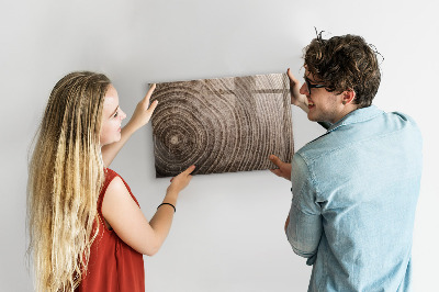 Magnetic dry erase board Tree stump