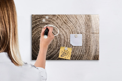 Magnetic dry erase board Tree stump