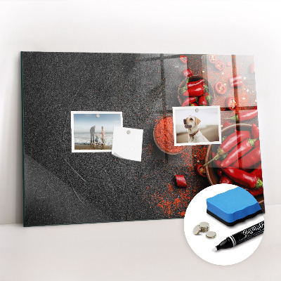 Magnetic marker board Red peppers