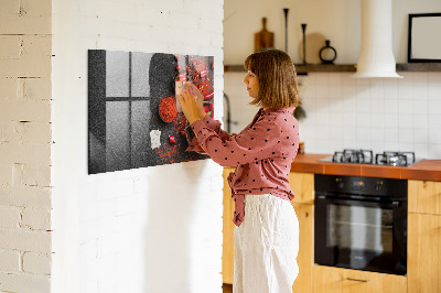 Magnetic marker board Red peppers