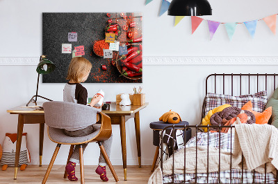 Magnetic marker board Red peppers