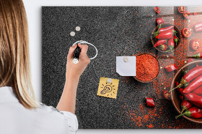 Magnetic marker board Red peppers