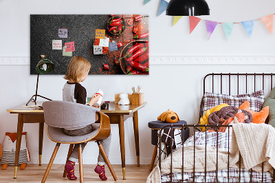 Magnetic marker board Red peppers