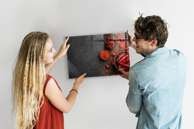 Magnetic marker board Red peppers
