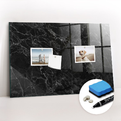Magnetic marker board Dark marble