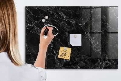 Magnetic marker board Dark marble