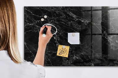 Magnetic marker board Dark marble