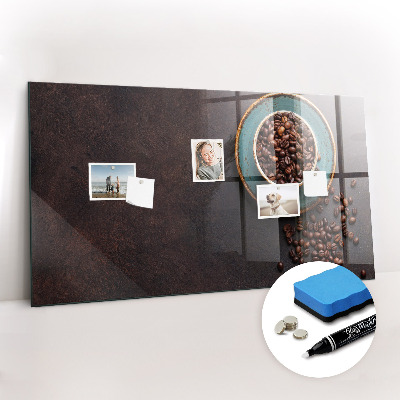 Magnetic marker board Cup of coffee