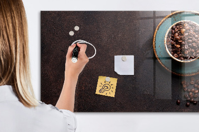 Magnetic marker board Cup of coffee