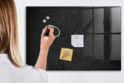 Magnetic glass board Dark rock