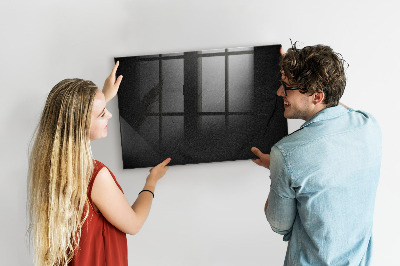 Magnetic dry erase board Dark rock