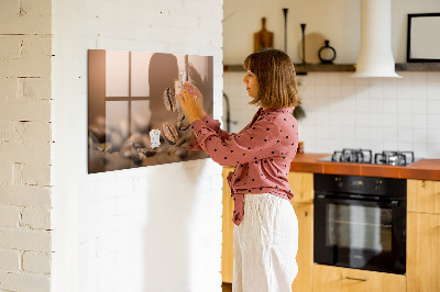 Magnetic marker board Coffee beans