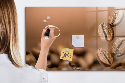 Magnetic board with magnets Coffee beans