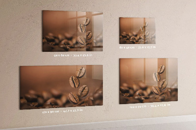 Magnetic board with magnets Coffee beans