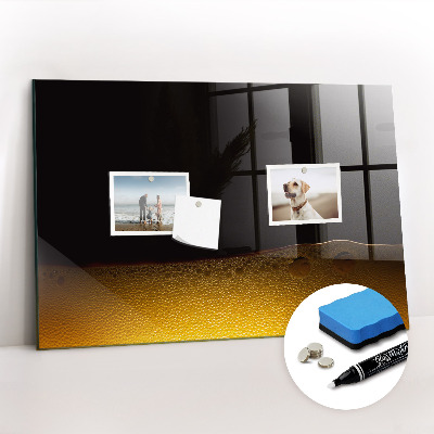 Magnetic marker board Orange juice