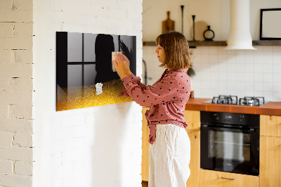 Magnetic marker board Orange juice