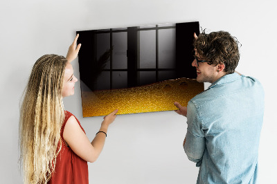 Magnetic marker board Orange juice