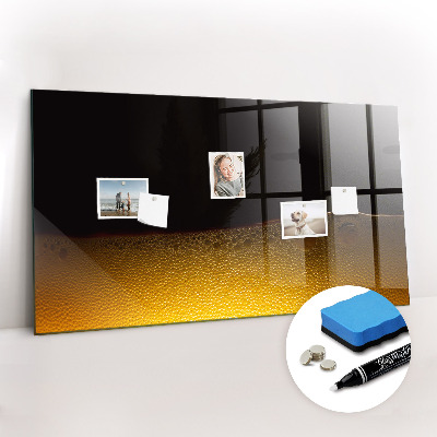 Magnetic marker board Orange juice