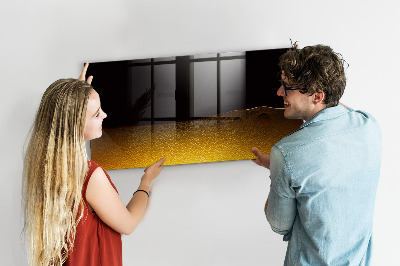 Magnetic marker board Orange juice