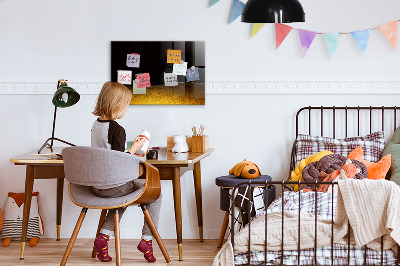 Magnetic marker board Orange juice