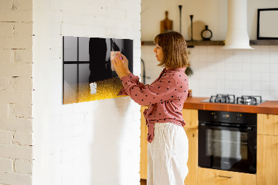 Magnetic marker board Orange juice