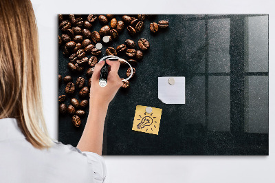 Magnetic dry erase board Coffee beans