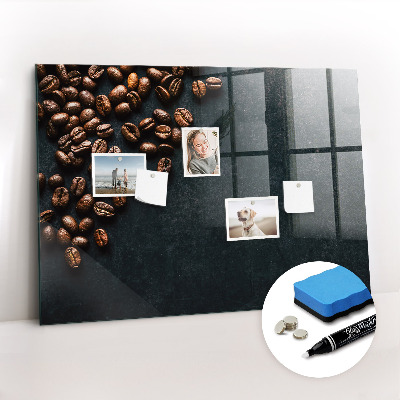 Magnetic dry erase board Coffee beans