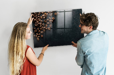 Magnetic dry erase board Coffee beans