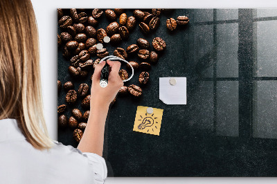 Magnetic dry erase board Coffee beans