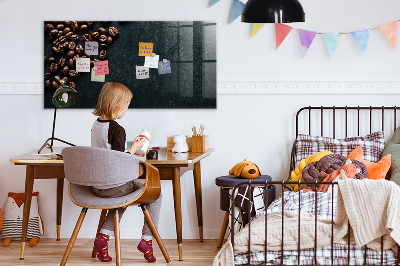 Magnetic dry erase board Coffee beans