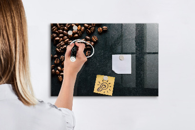 Magnetic dry erase board Coffee beans