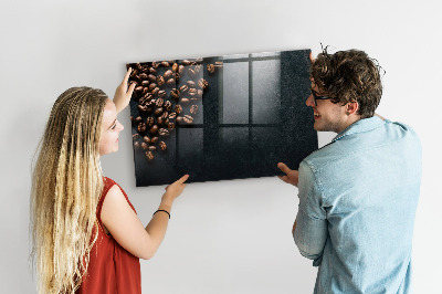 Magnetic dry erase board Coffee beans