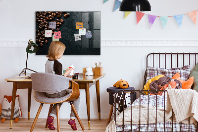 Magnetic dry erase board Coffee beans