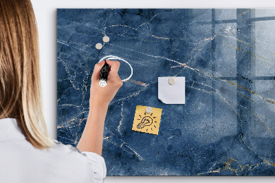 Magnetic marker board Elegant marble