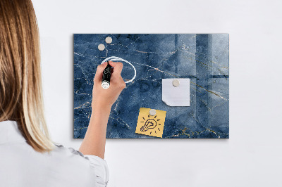 Magnetic marker board Elegant marble