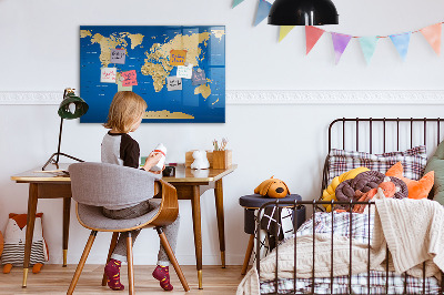 Magnetic board World countries