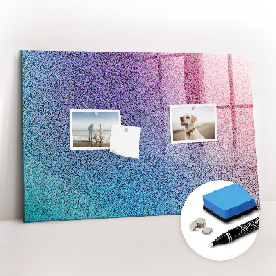 Magnetic dry erase board Gradient pattern
