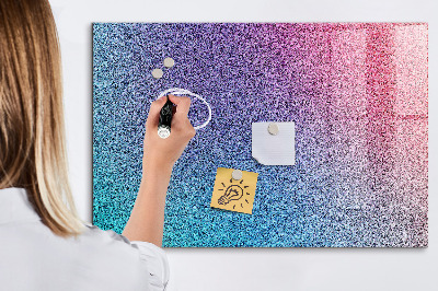 Magnetic dry erase board Gradient pattern