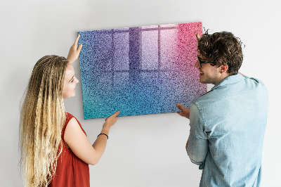 Magnetic dry erase board Gradient pattern