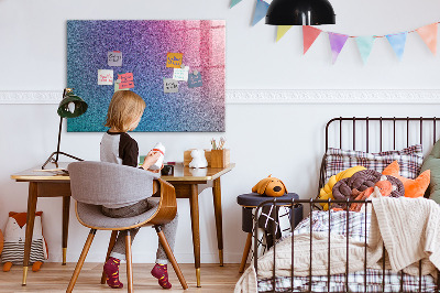Magnetic dry erase board Gradient pattern