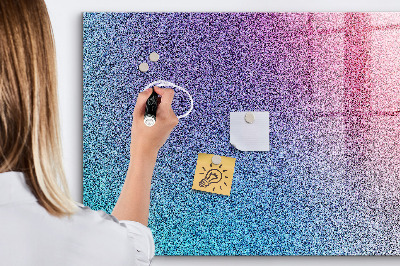 Magnetic dry erase board Gradient pattern