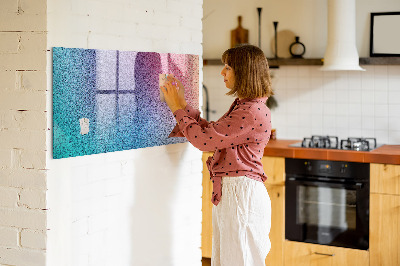 Magnetic dry erase board Gradient pattern