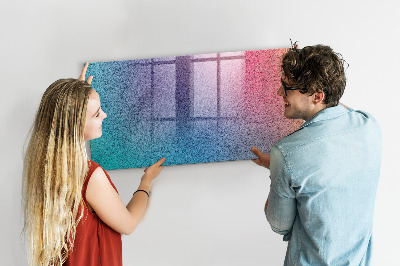 Magnetic dry erase board Gradient pattern